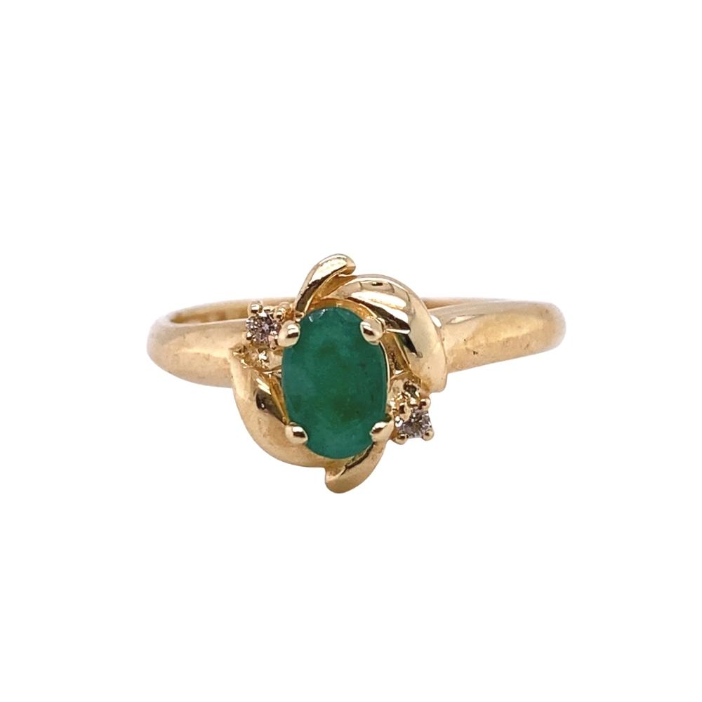 Emerald Ring 3.53 Ct. 18K Yellow Gold | The Natural Emerald Company