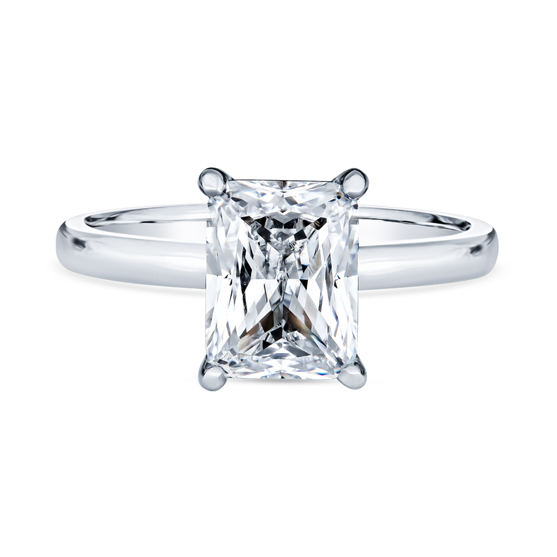 Cushion Engagement Ring with Pave' Set Halo - Nathan Alan